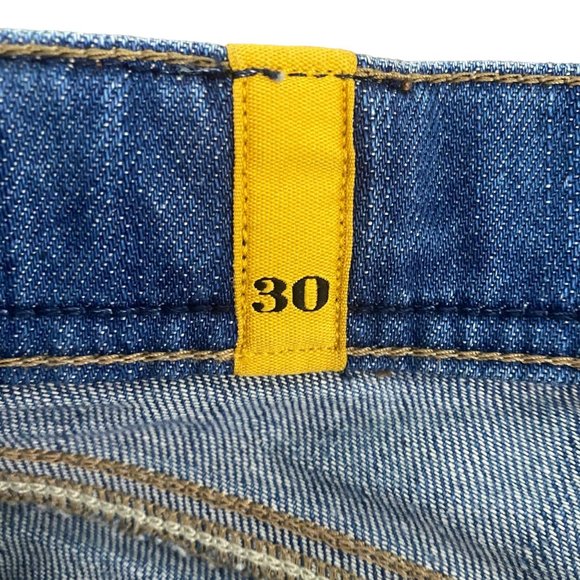 Meltin' Pot Pamel Bermuda Jean Shorts Women's 30 Medium Wash Premium Blue Denim - Picture 9 of 12